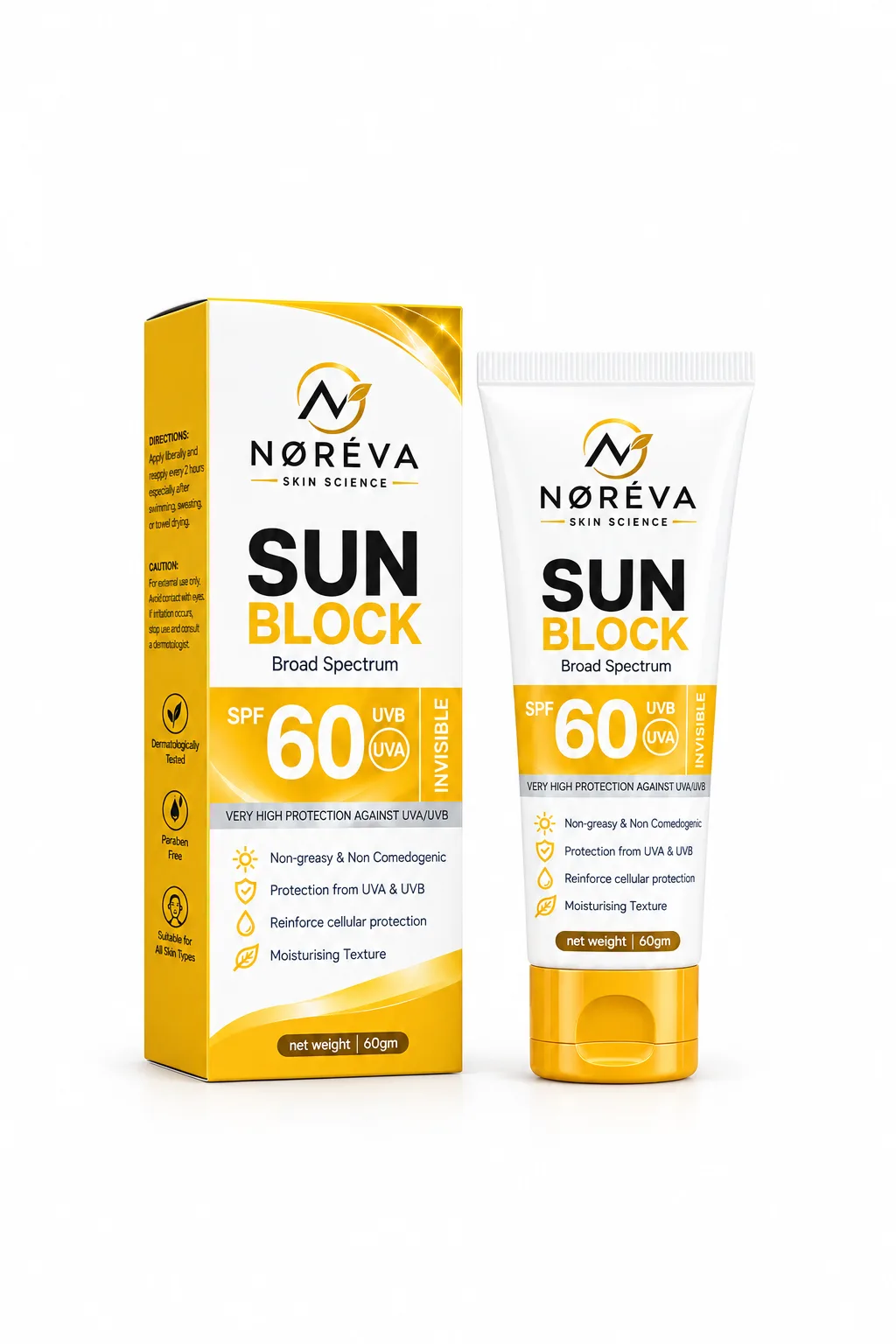 Nøréva Sun Block SPF 60 Broad